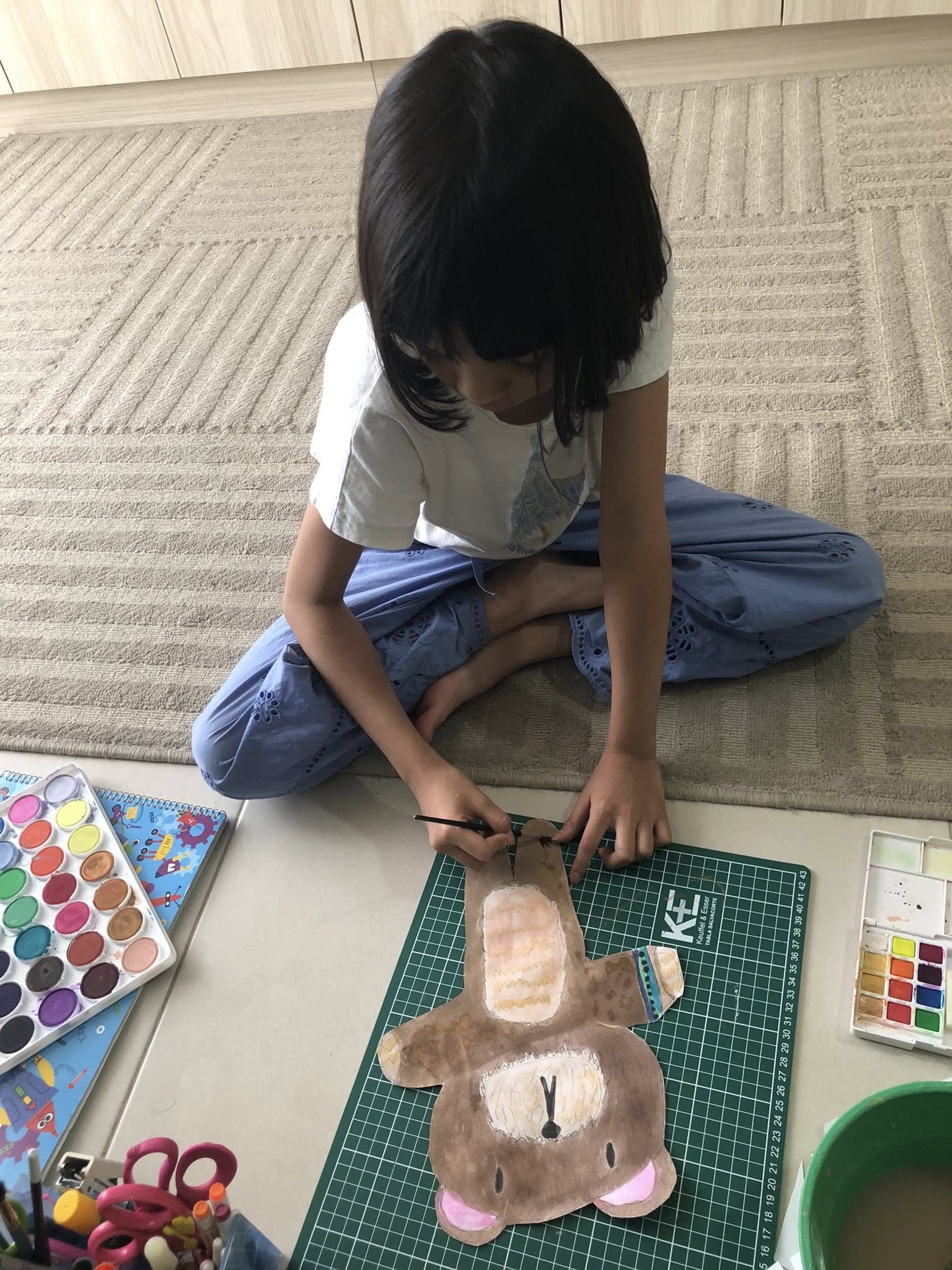 Kia的熊角色塗鴉作品